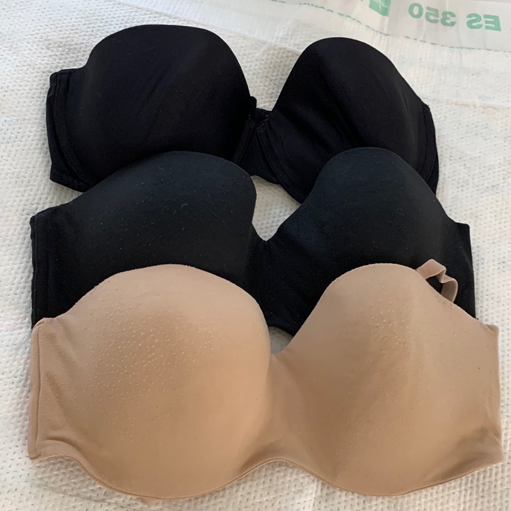 Strapless bras full coverage